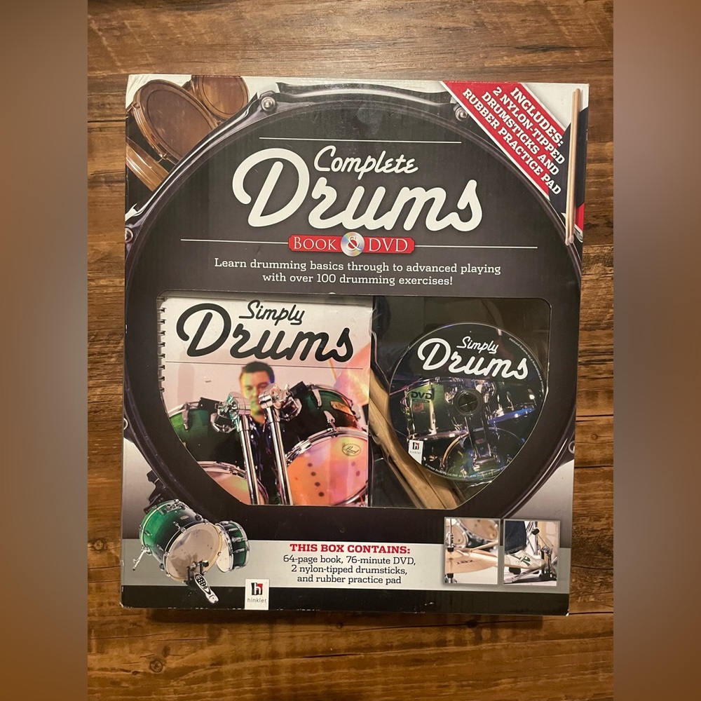 Complete Drums Book and DVD kit